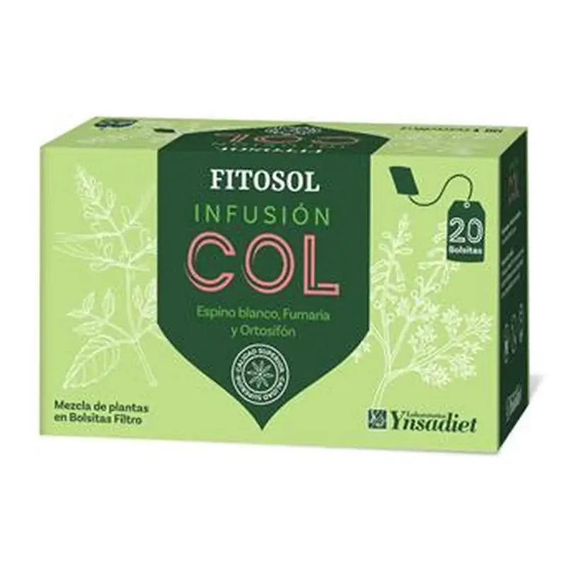 Ynsadiet Col Infusion (Colesterol), 20 filtros