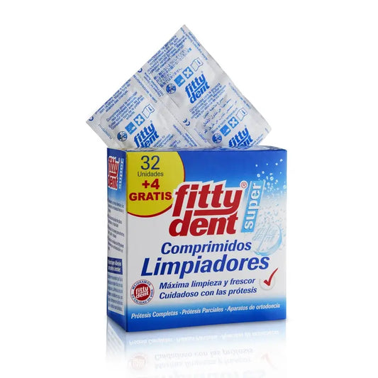 FITTYDENT SUPER LIMPIADOR PROTESIS 32 TABLETAS