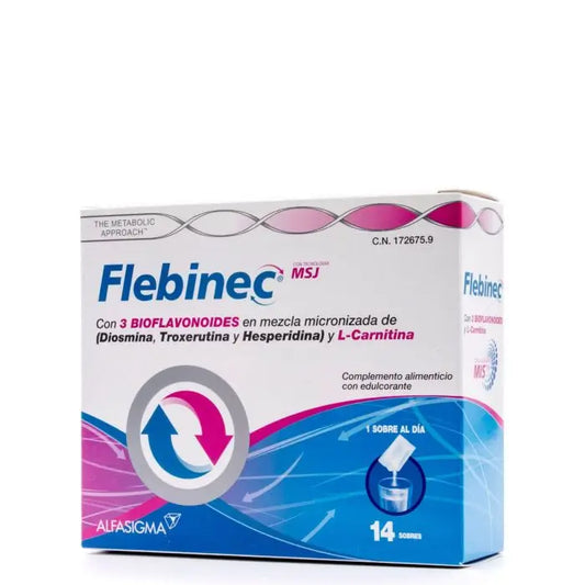 Flebinec Complemento Alimenticio , 14 sobres