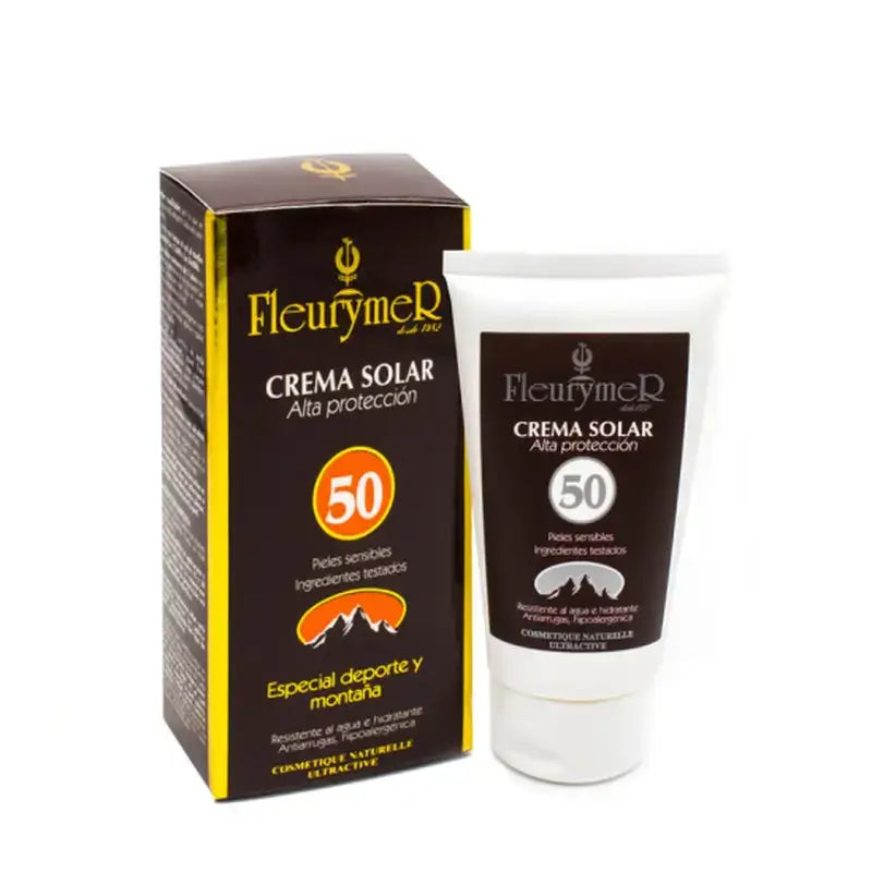 Fleurymer Crema Solar Facial Spf-50 Montaña 80Ml.