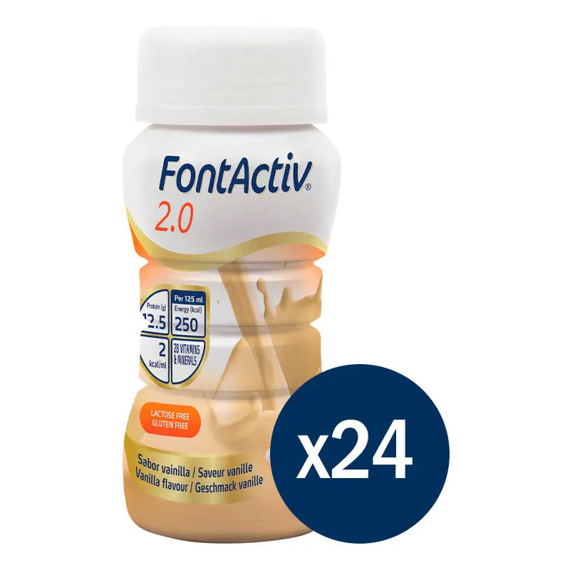 FontActiv  2.0 Sabor Vainilla 125 ml x 24 Botellas