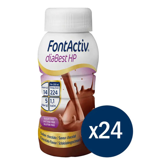 FontActiv Diabest Hp Sabor Chocolate 200 ml x 24 Botellas