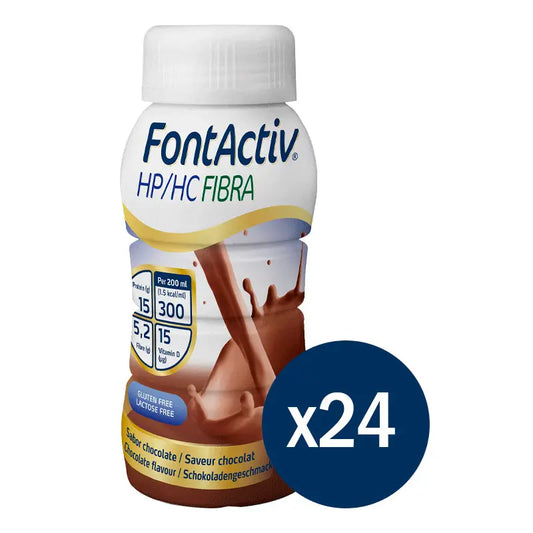 Fontactiv hp/hc Fibra Sabor Chocolate 200ml x 24 Botellas