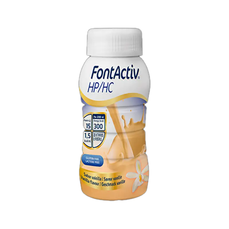 Fontactiv hp/hc Fibra Sabor Vainilla 200ml x 24 Botellas