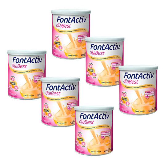 FontActiv Pack Diabest Vainilla, 6x400 gr