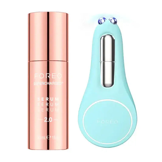 Foreo Supercharged™ Serum 2.0 + Foreo Bear 2 Eyes & Lips Arctic Blue , 2 unidades