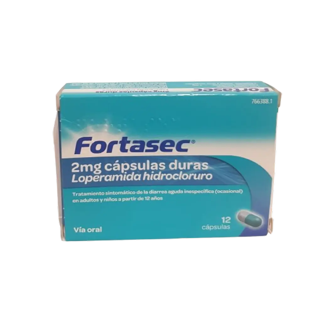 Fortasec 2 Mg , 12 cápsulas duras