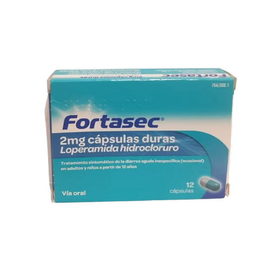 Fortasec 2 Mg , 12 cápsulas duras