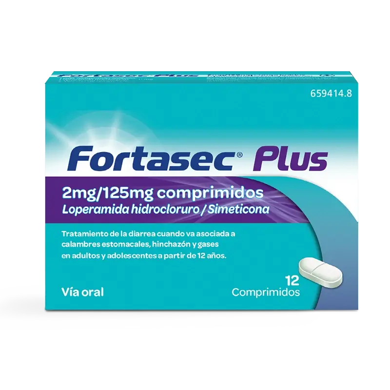 Fortasec Plus 2/125 mg 12 comprimidos