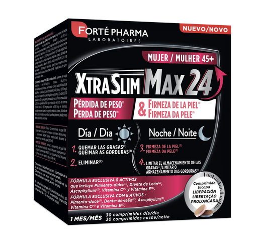 Forté Pharma Xtraslim Max 24 45+, 60 Comprimidos