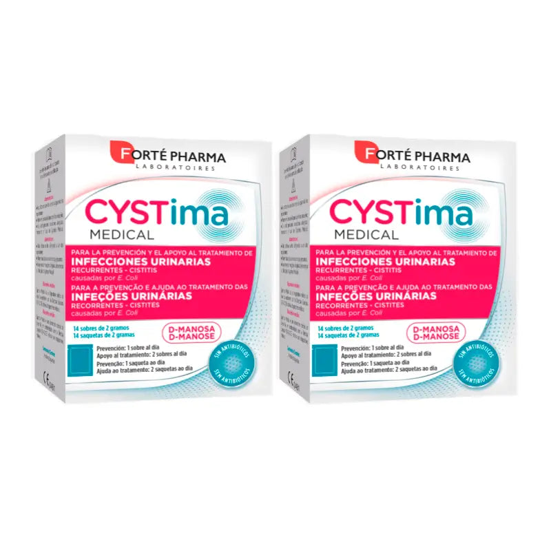 Forté Pharma Duplo Cystima Medical, 2 x 14 Sobres