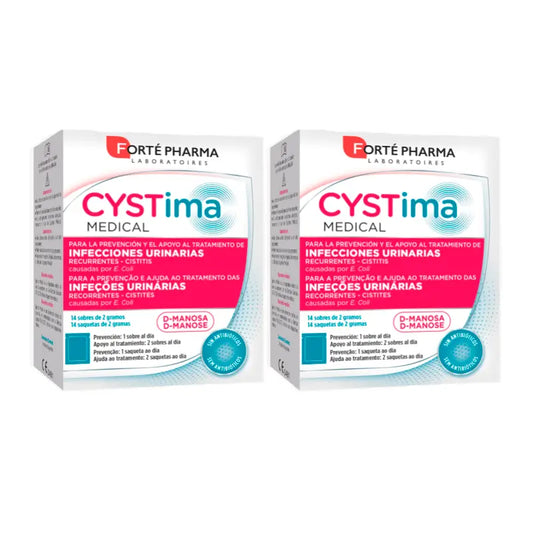 Forté Pharma Duplo Cystima Medical, 2 x 14 Sobres