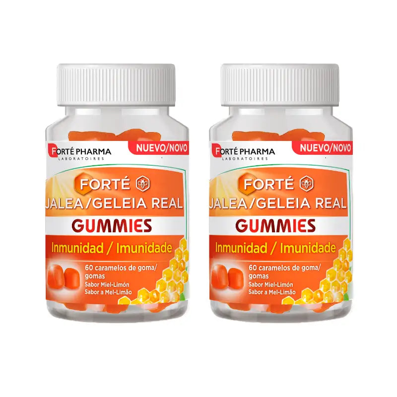 Forté Pharma Duplo Forté Jalea Real Gummies, 2 x 60 Caramelos