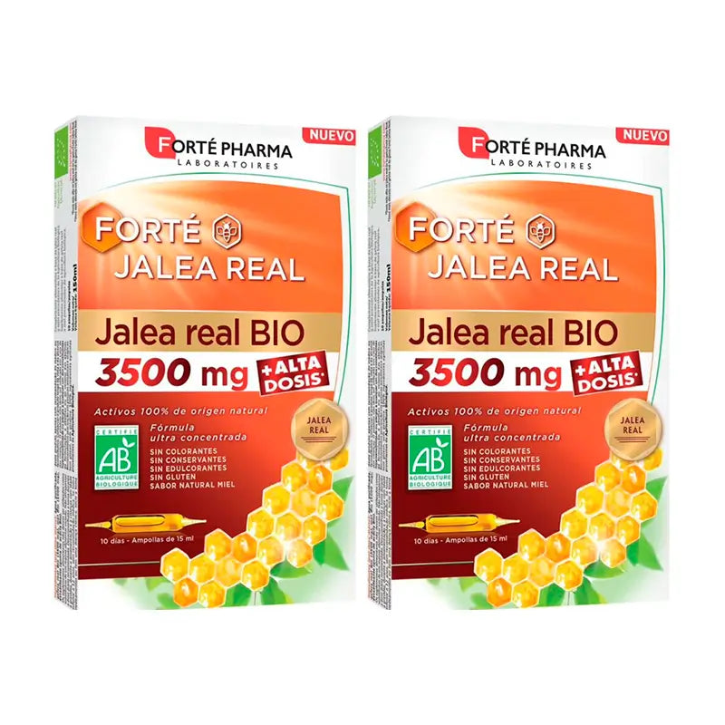 Forté Pharma Duplo Jalea Real Bio 3500 Mg, 2 x 10 ampollas