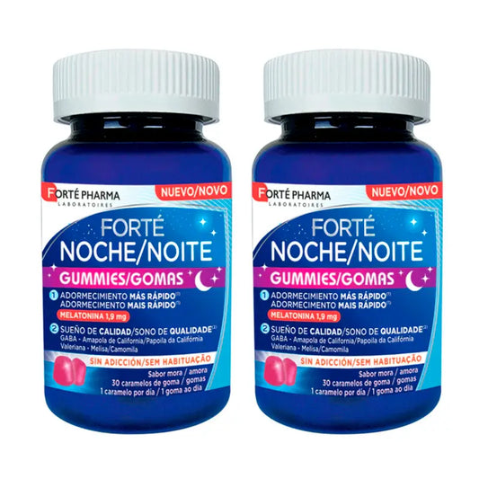 Forté Pharma Duplo Noche Gummies, 2 x 30 Caramelos