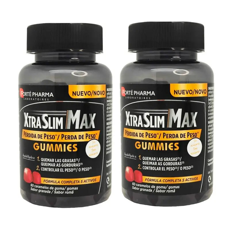 Forté Pharma Duplo Xtraslim Max Gummies 2 x 60 Unidades