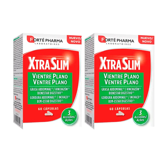 Forté Pharma Duplo Xtraslim Vientre Plano 2 x 60 cápsulas