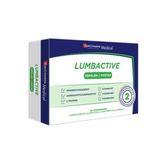 Forte Pharma Medical Lumbactive Espalda, 20 Comprimidos