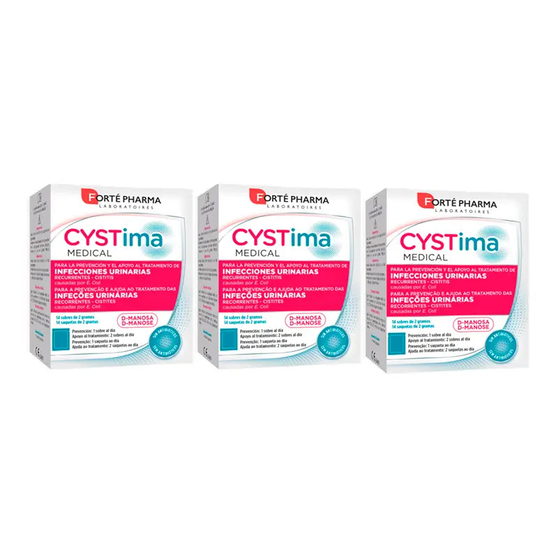 Forté Pharma Triplo Cystima Medical, 3 x 14 Sobres