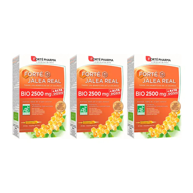 Forte Pharma Triplo Forté Jalea Real Bio 2500 mg 3 x 20 Amp