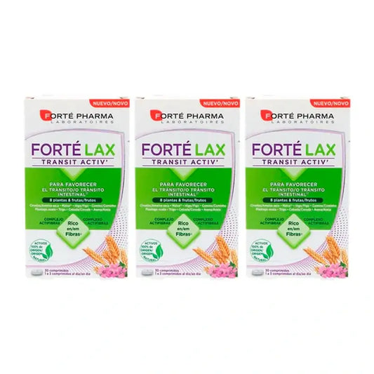 Forte Pharma Triplo Forté Lax Tránsito Activo, 3 x 30 comprimidos