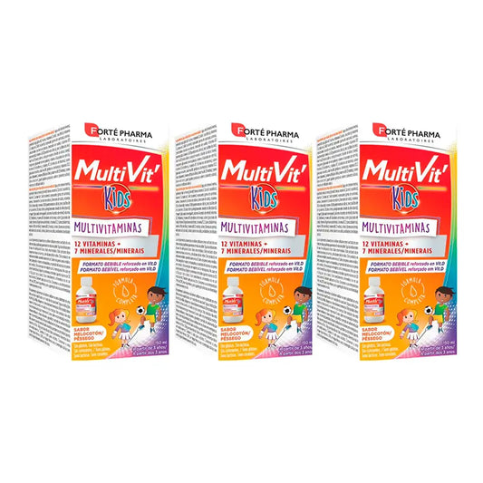 Forté Pharma Triplo Multivit' Kids Bebible , 3 x 150 ml