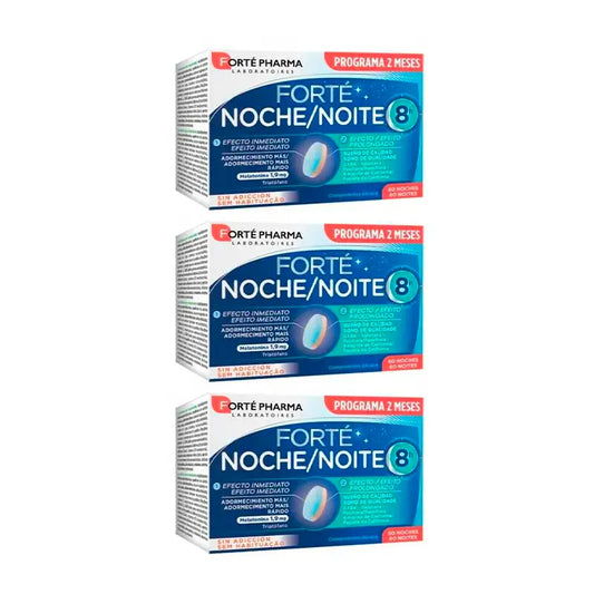 Forté Pharma Triplo Noche 8H 60 Dias,3 x  60 Comprimidos