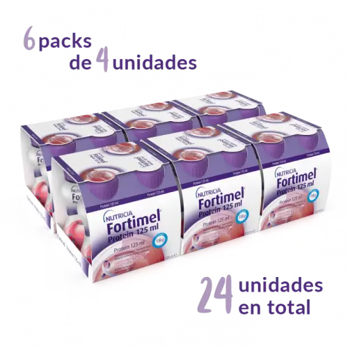 Fortimel Protein Frutos Rojos , 24x125ml