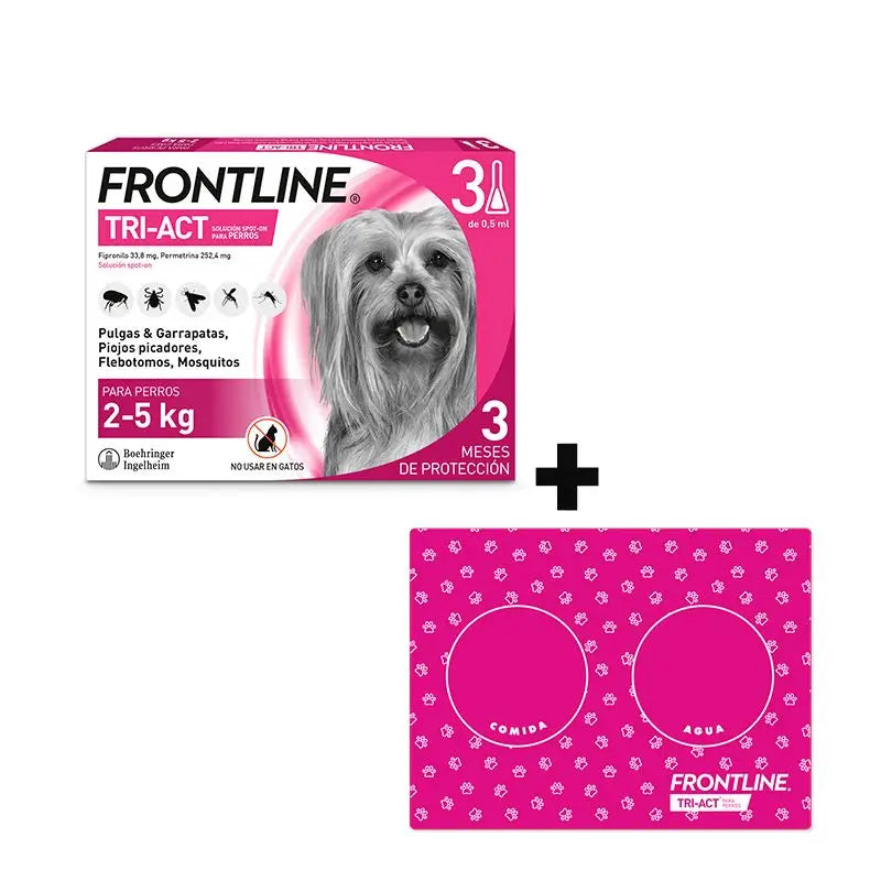 Frontline Tri-Act 2-5Kg Xs, 3 Pipetas