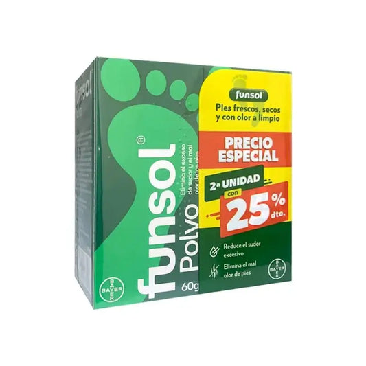 Funsol Polvo 2da Unidad Al 25% Descuento Promo, 60gr