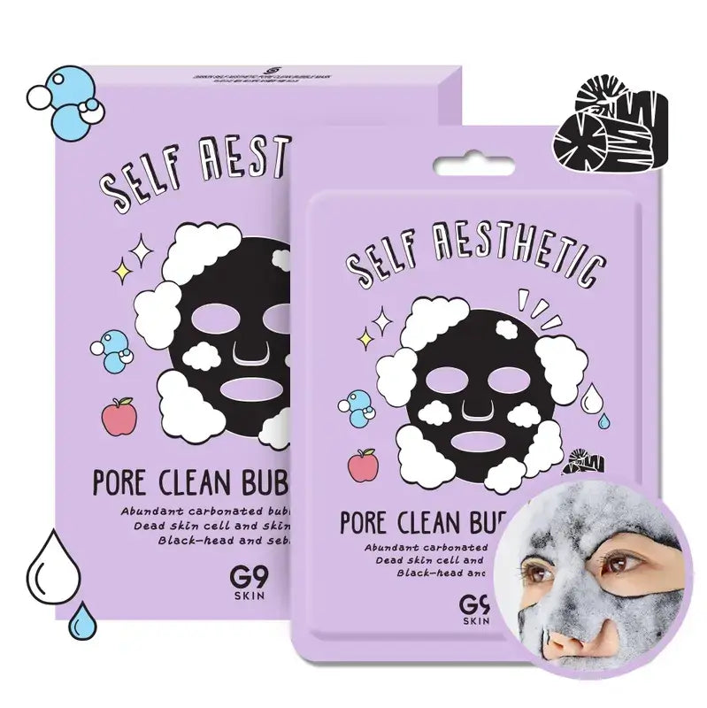 G9 Skin Self Aesthetic Pore Clean Bubble Mascarilla, 23 ml