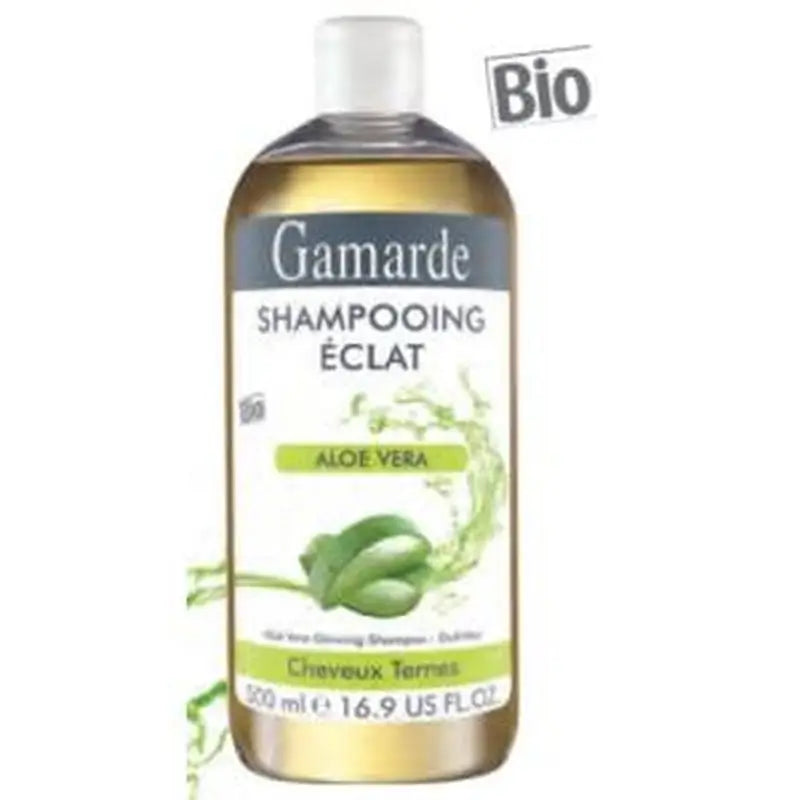 Gamarde Champu Iluminador Aloe (Brillo) 500Ml. Bio