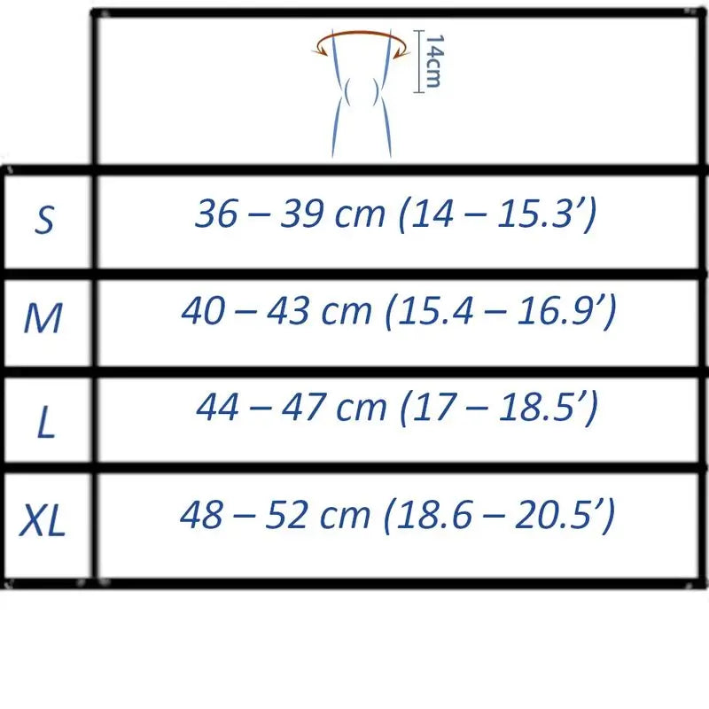 García 1880 Rodillera Elastica Compresion Talla Xxl