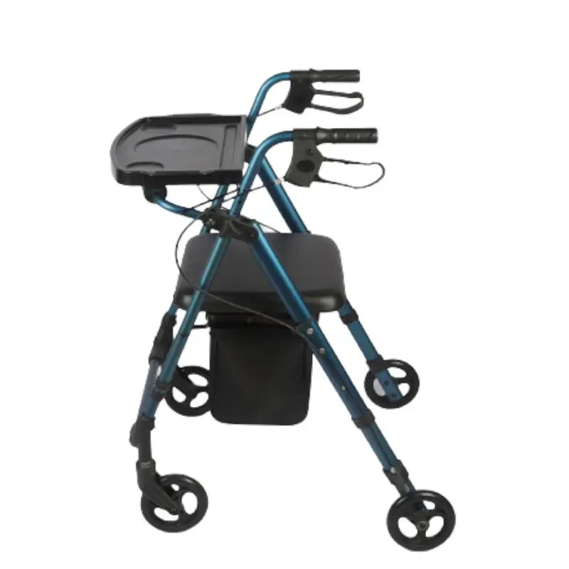 García 1880 Rollator Aluminio Con Bandeja Accesorio (Azul)