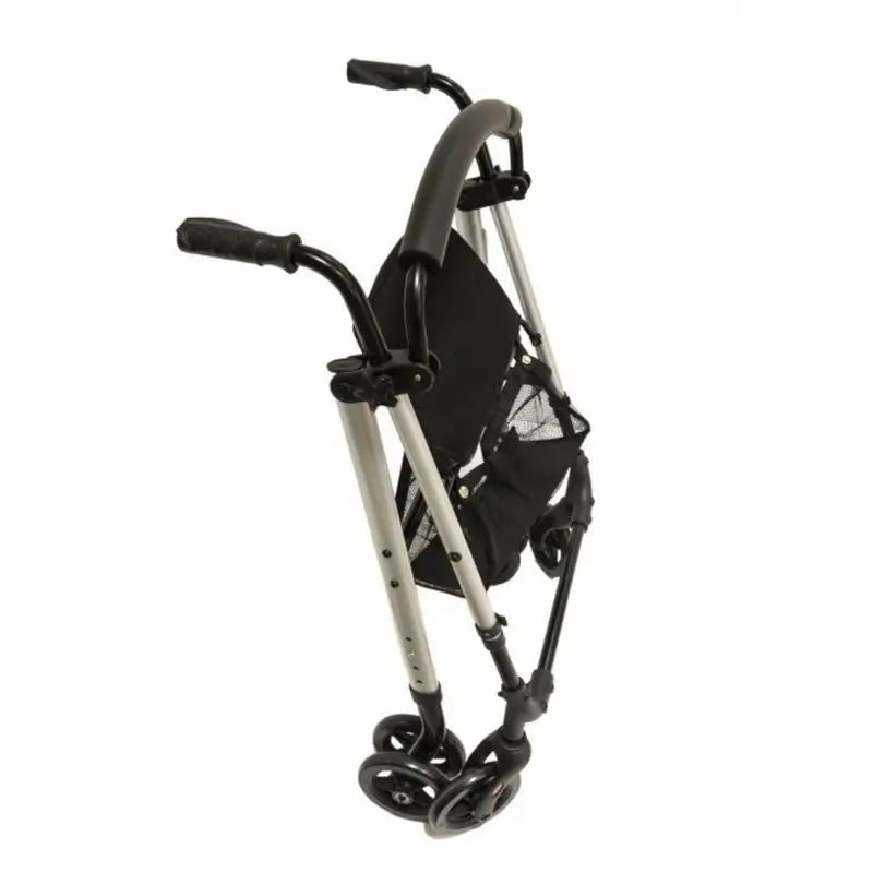 García 1880 Rollator Aluminio Frenos Presion Nuevo Estilo (Gris)