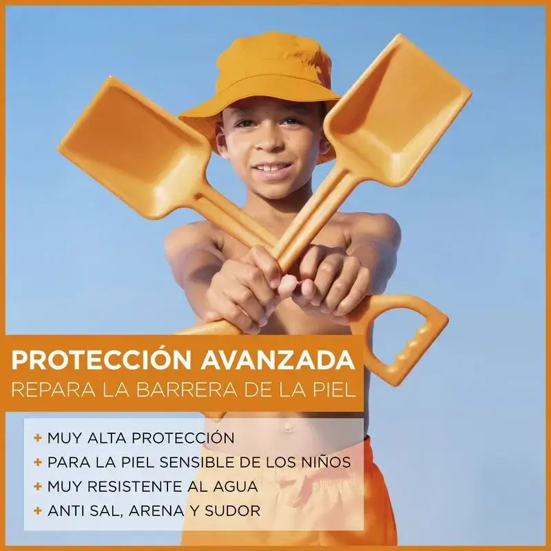 Garnier Delial Protector Solar Niños Spf50 Para Pieles Claras Y Sensibles. Pediátrico, 270Ml