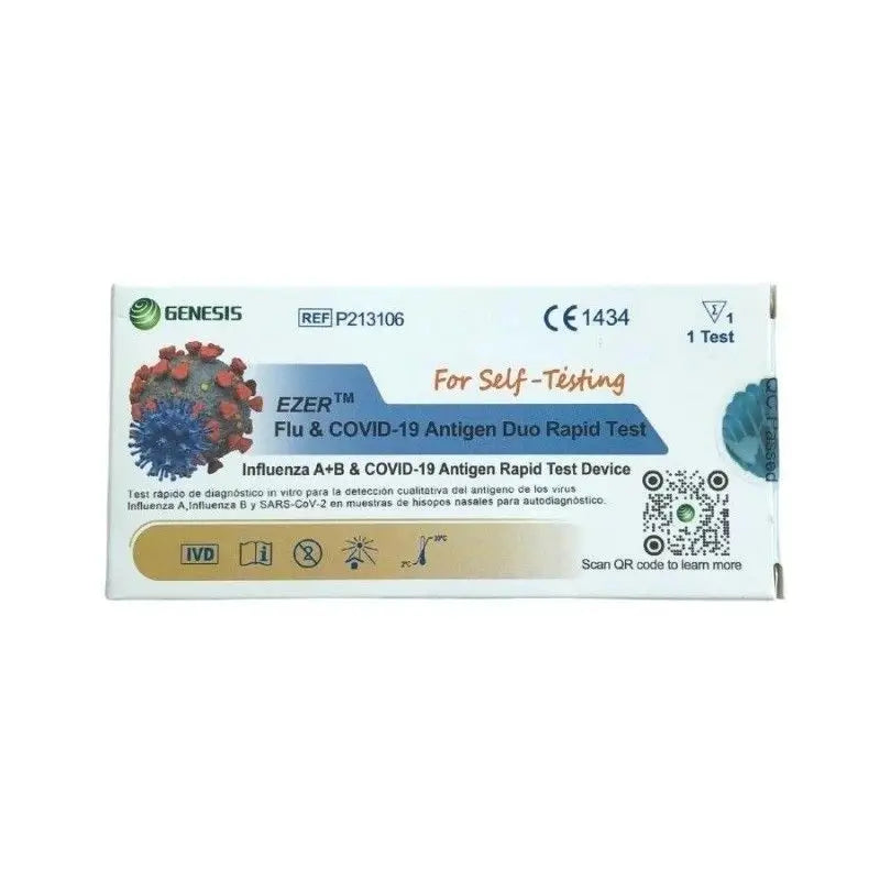 Genesis Test Antigenos Nasal Duo Sars-Cov-2 Y Gripe A/B, 1 unidad