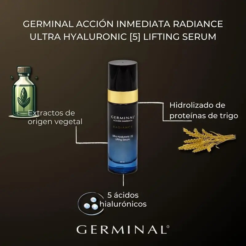 Germinal Accion Inmediata Radiance Ultra Hyaluronic [5] Lift Serum, 30 ml