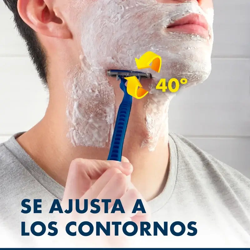 Gillette Blue3 Smooth Maquinillas Desechables Para Hombre , 5 unidades