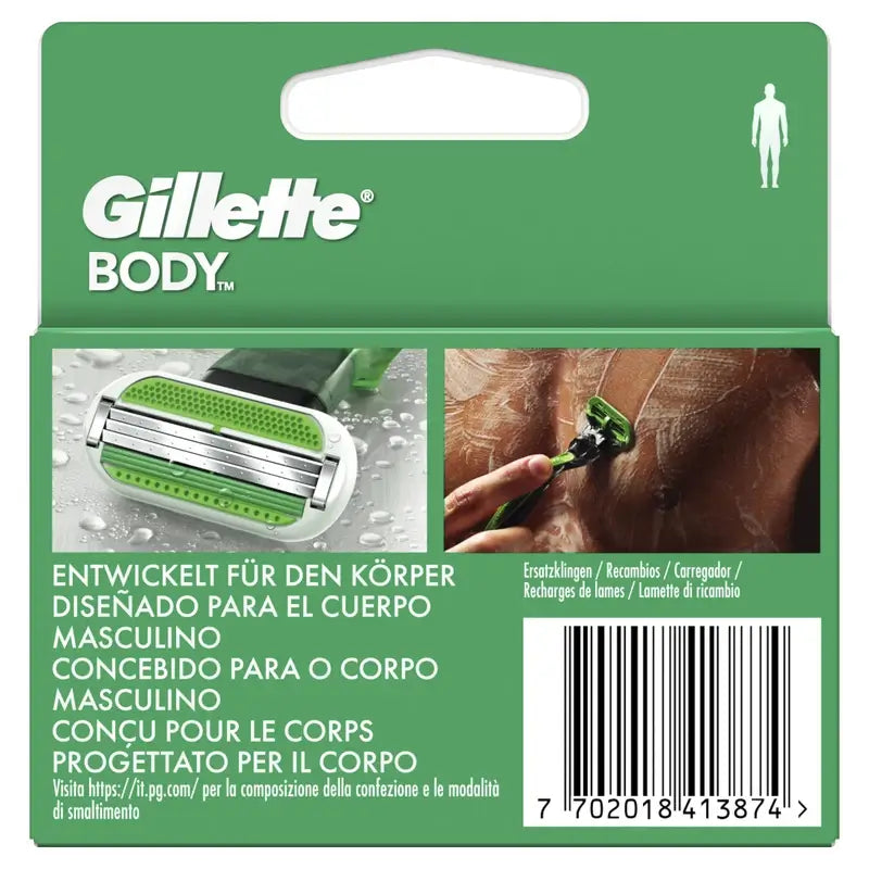 Gillette Cargador Body 2 Uds