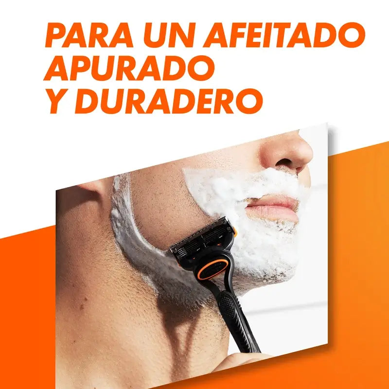 Gillette Fusion Pack Con Maquinilla De Afeitar + Gel De Afeitar Para Piel Sensible 200Ml