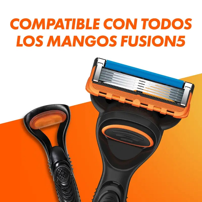 Gillette Fusion5 Power Cuchillas De Recambio Para Maquinillas De Afeitar Hombre , 4 unidades