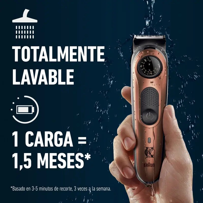 Gillette King C. Pack Regalo Recortadora De Barba Pro + Gel Limpiador 60Ml + Bálsamo 25Ml