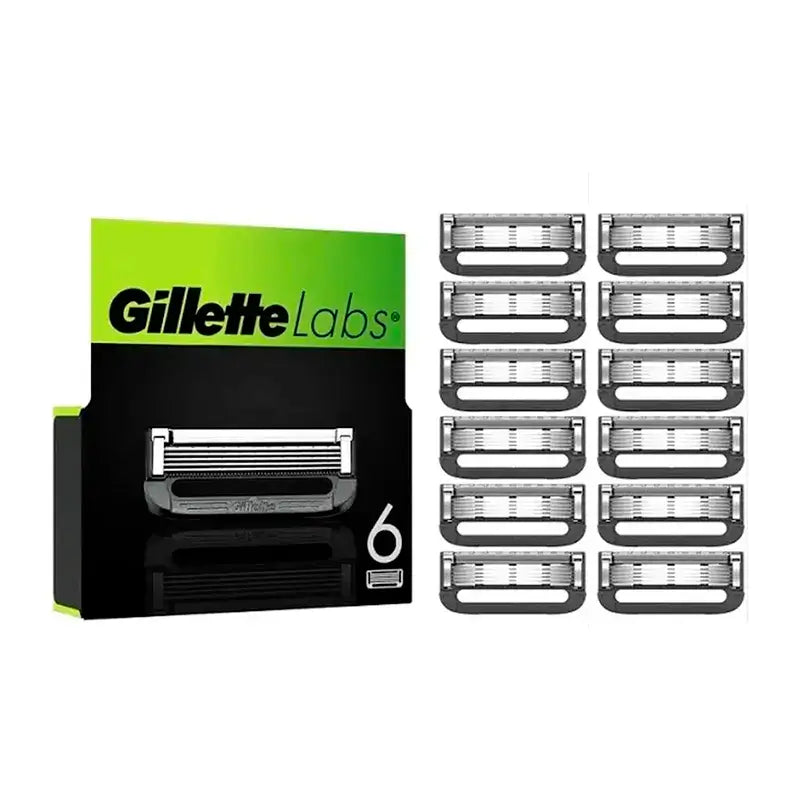 Gillette Labs Recambios, 6 x 2 unidades