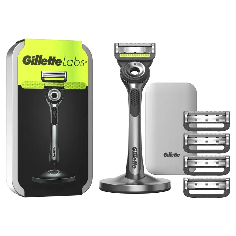 Gillette Labs Maquinilla De Afeitar Con Barra Exfoliante + 5 Recambios Gillete Pack