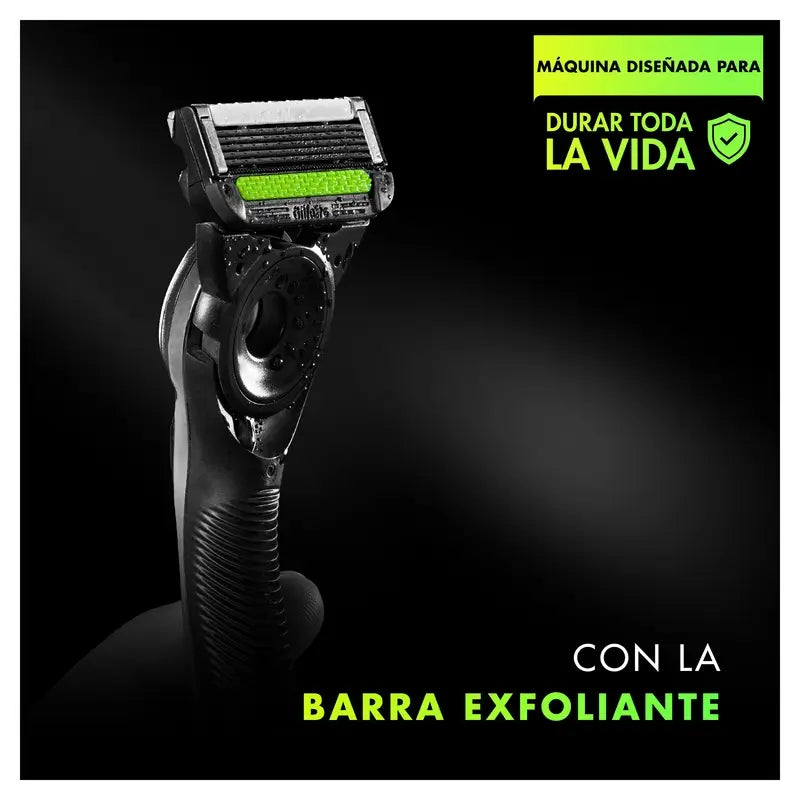 Gillette Labs Maquinilla De Afeitar Con Barra Exfoliante + 5 Recambios Gillete Pack