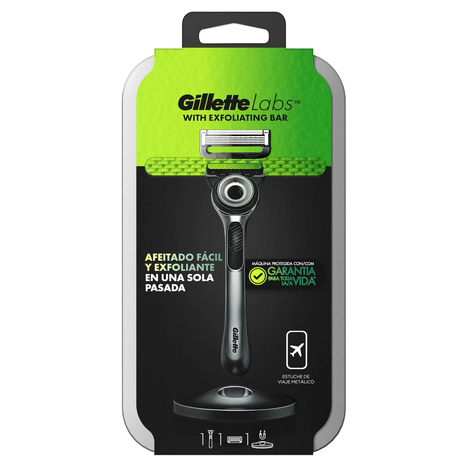 Gillette Labs Maquinilla De Afeitar Con Barra Exfoliante + 1 Recambios Gillete