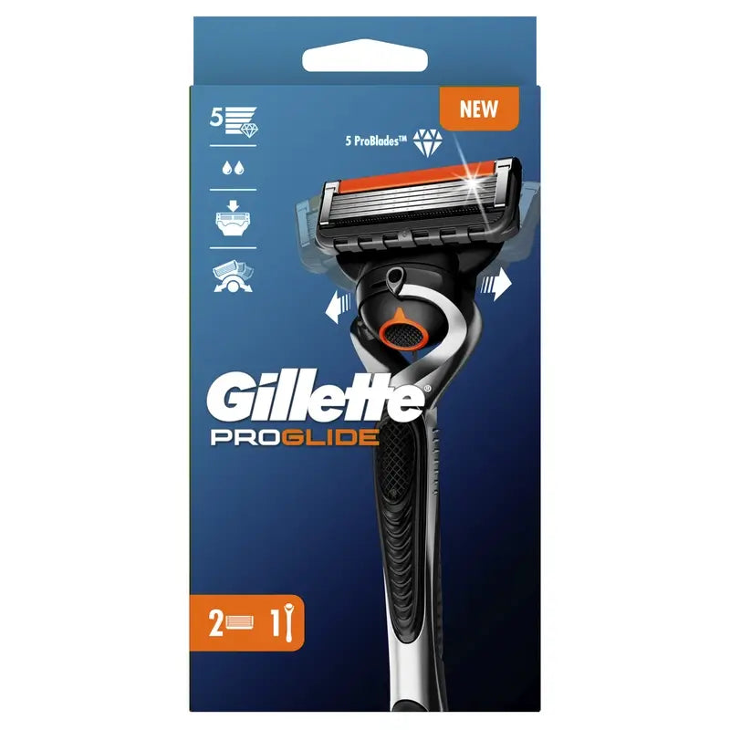 Gillette Proglide Maquinilla De Afeitar Para Hombre , 1 mango + 1 recambio