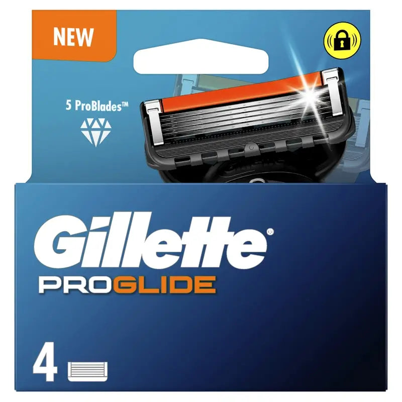 Gillette Proglide Recambios Para Maquinilla De Afeitar Para Hombre , 4 unidades