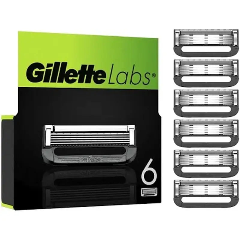 Gillette Labs Recambios, 6 unidades